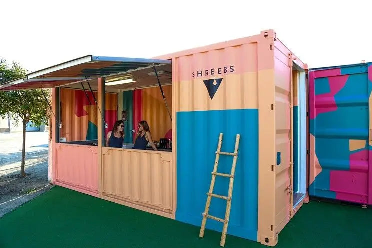 Disassemble Mobile Barber Shop Modular Prefab Container Bakery House