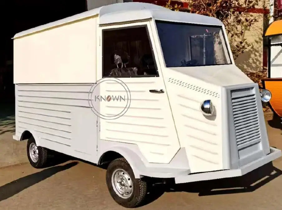 Carrito de comida eléctrico móvil, camión de perritos calientes, furgoneta de venta ambulante de helados, camión de comida personalizado a la venta en Europa