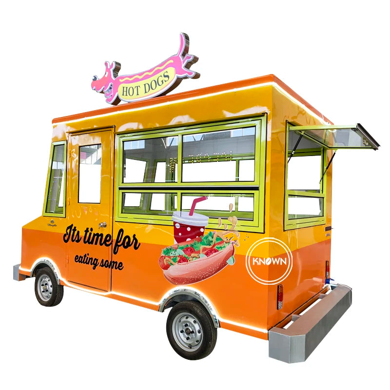 OEM Wholesale Price Cater Ice Cream Mobile Food Trucks For Sale Europe Used Fast Food Truck Trailer Food Cart