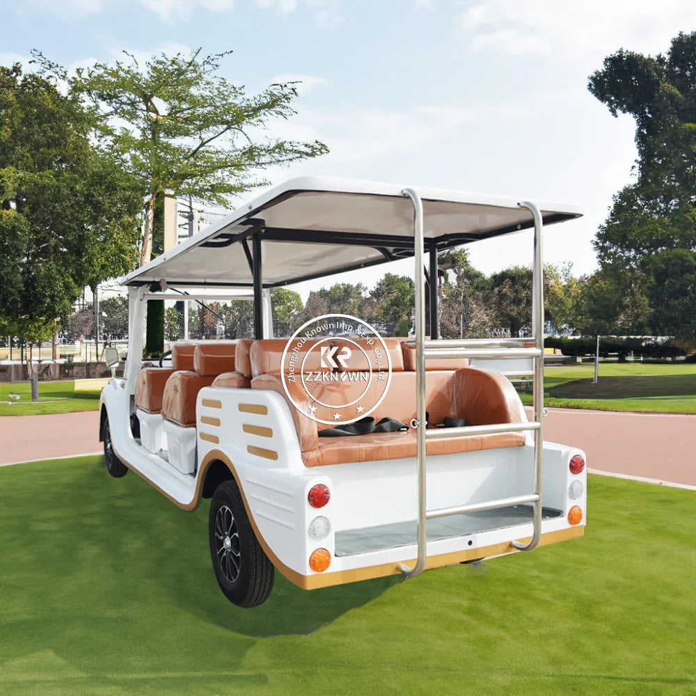 2024 New Golf Cart With Air Conditioner Golf Buggy Car 6 Seats Electric Golf Trolley Club Car