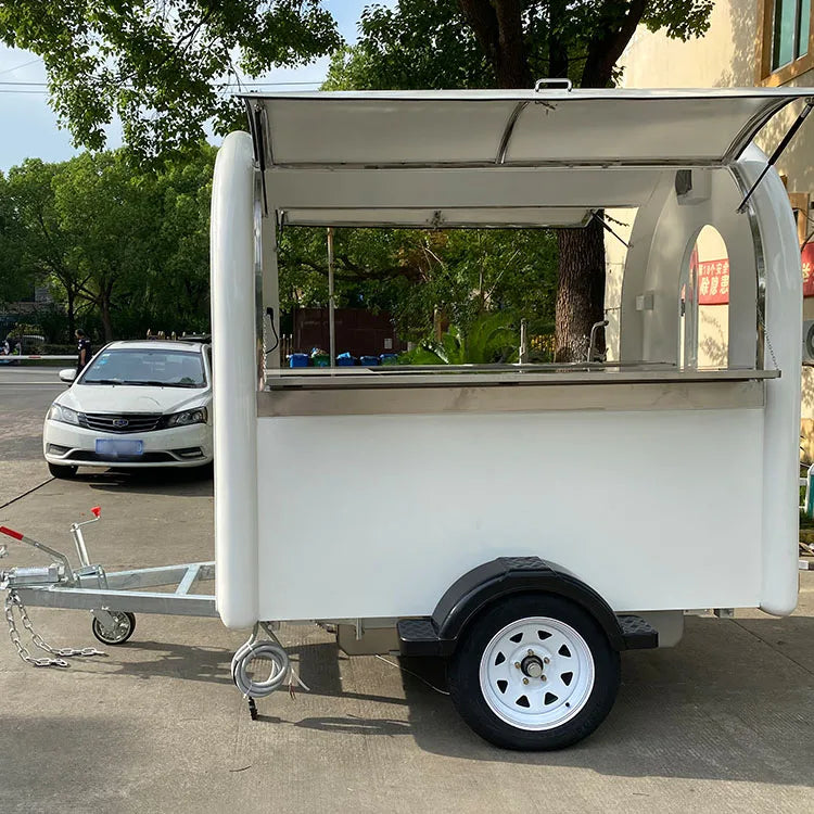 Customized Food Kiosk Mobile Catering Trailer Food Truck For Sale