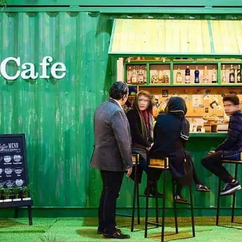 Cafetería de comida rápida móvil Contenedor de envío Contenedor Quiosco de comida rápida