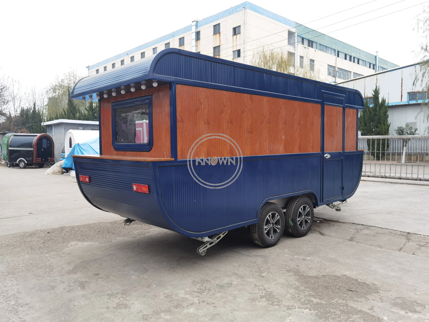 2023 Mobile Fast Food Truck 5m Snack Food Dining Cart Trailer Customized Hot Dog Ice Cream and Coffee Cart Trailers