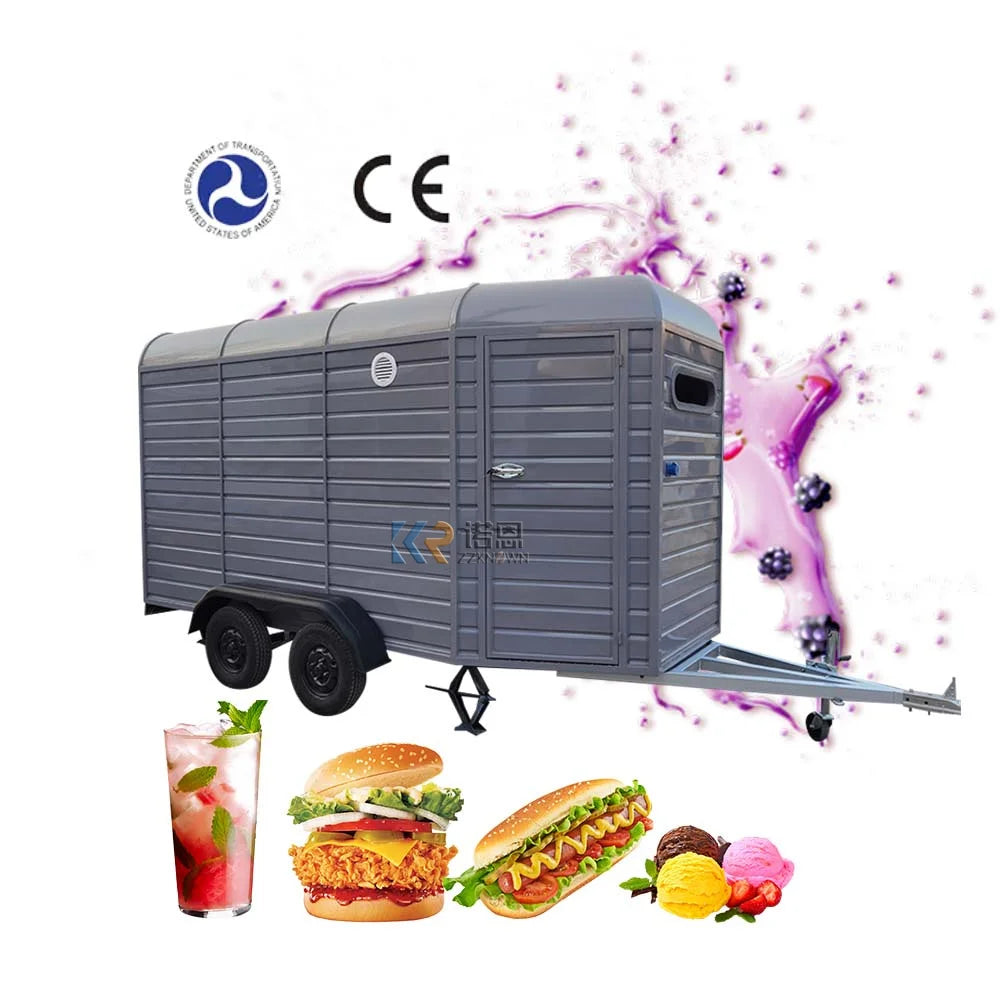 Wholesale Price Mobile Hotdog Food Trucks Mobile Ice Cream Food Truck Trailer Crepe Food Cart for Sale Frozen Car Italy Kingdom