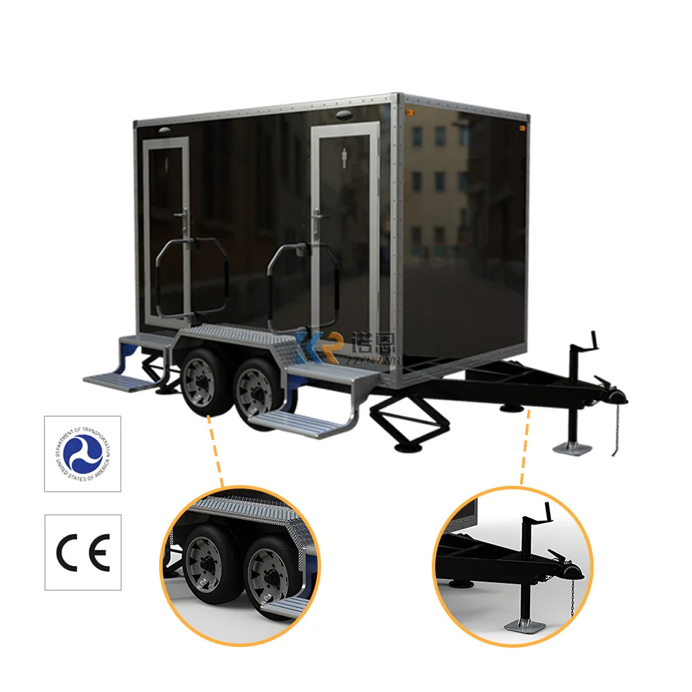 Trailer Prefab Prefabricated Bio Container Showers Portable Toilet Shower Room House Luxury Restroom Mobile