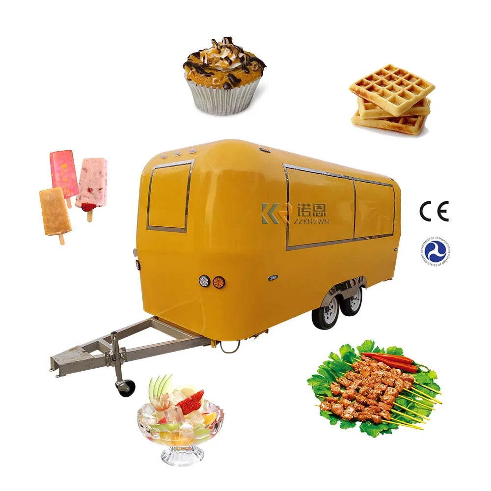 Fast Street Food Van Trailer For Sale Food Traveling Truck Mobile Food Vending Truck For Sale USA