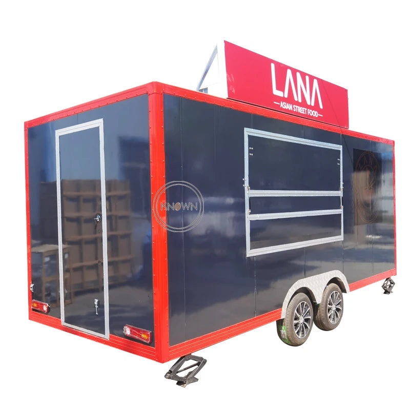 Mobile Food Truck Vintage Fast Food Trailer Mobile Bar Drink Coffee Shop Truck Trailer Food Cart