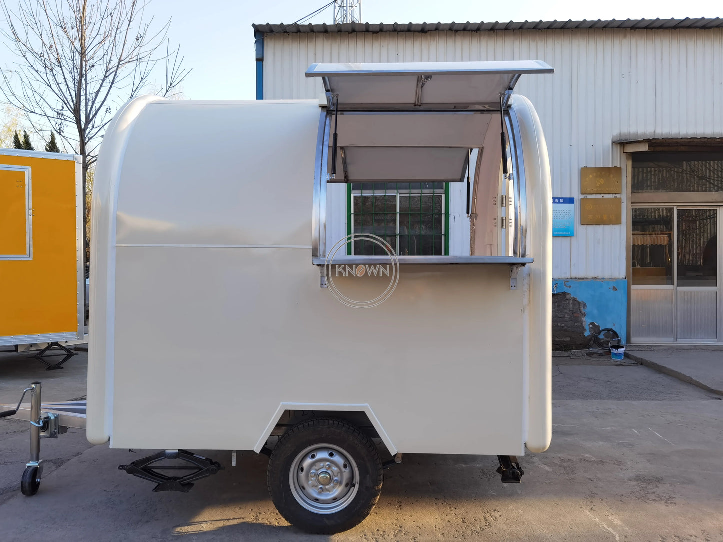 Long Service Snack Food Factory French Fries Truck Trailers Food Shop Hot Dog Cart