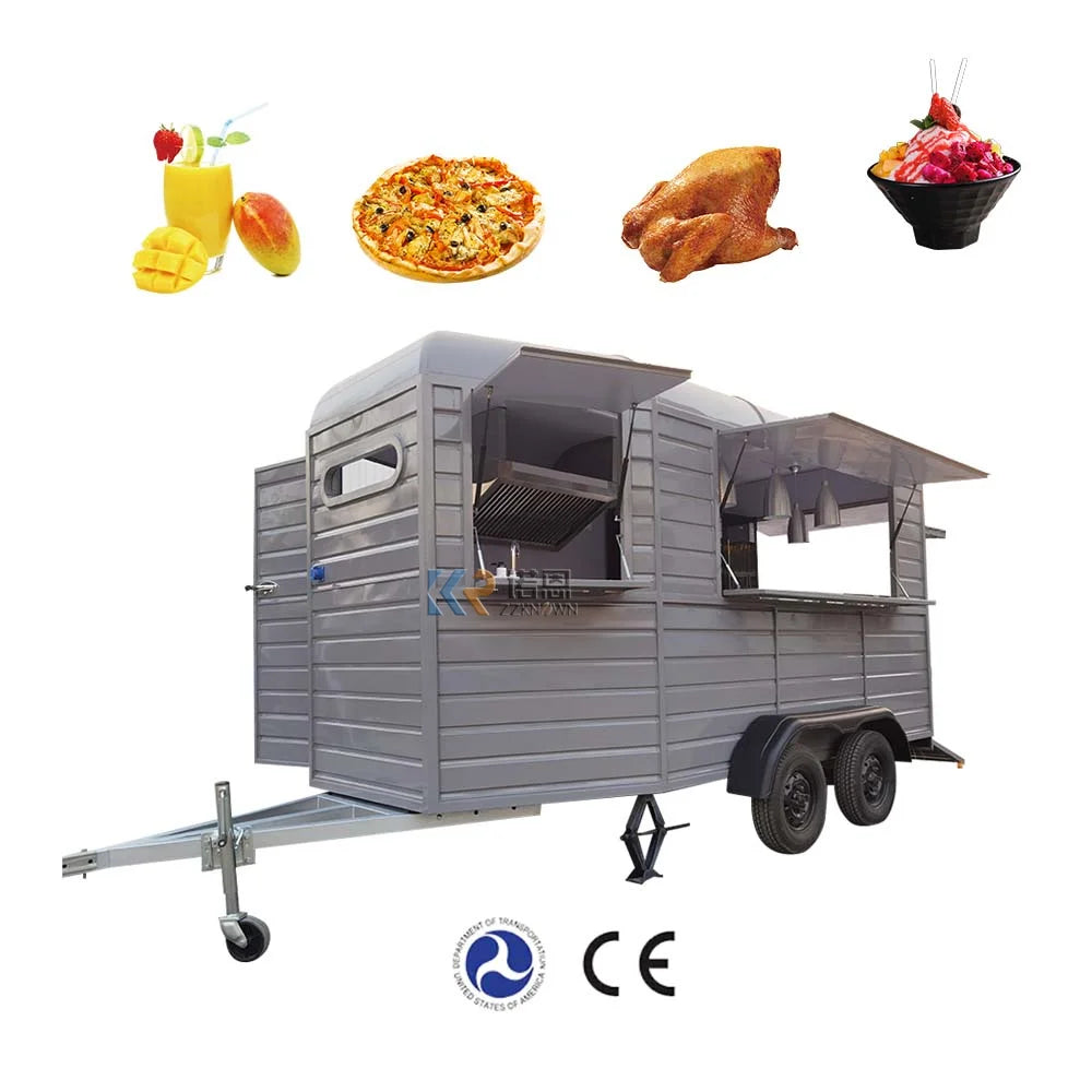 Wholesale Price Mobile Hotdog Food Trucks Mobile Ice Cream Food Truck Trailer Crepe Food Cart for Sale Frozen Car Italy Kingdom