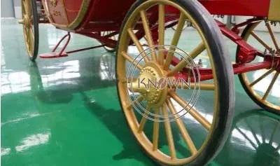 2022 Electric Wedding Royal Horse Carriage Attraction Sightseeing Cart Luxury Children Carriage for Sale