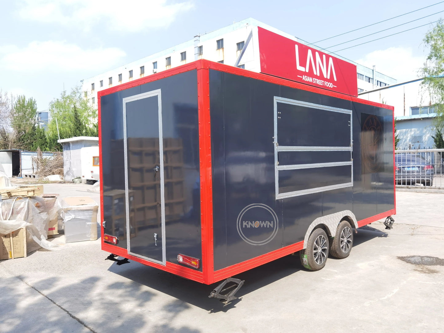 Wholesale Multifunctional For Sale Food Trailer Vintage Small Cart Design Car Truck With Porch Service Cart CE Approved