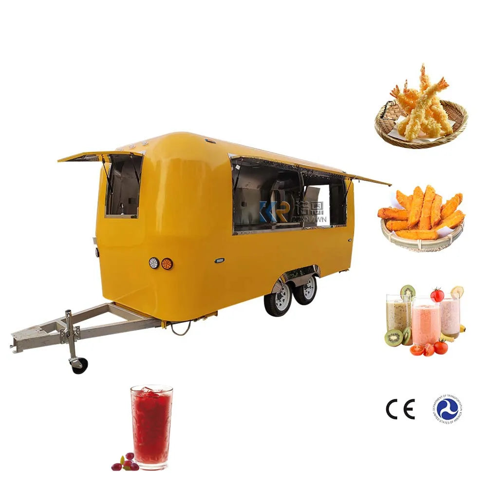 Mobile Food Trailer With Full Kitchen Hot Dog Cart Mobile Street Fast Food Van For Sale Food Truck