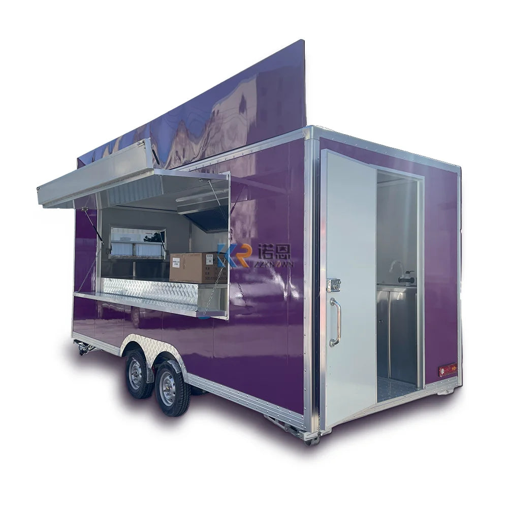 2023 Ce Approved Mobile Coffee Vending Van Truck Customized Ice Cream Food Trailer Cart For Sale Europe