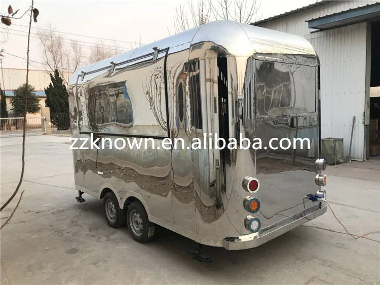 2023 Hotdog food cart truck 304 stainless steel  food truck ice cream cart food truck equipment