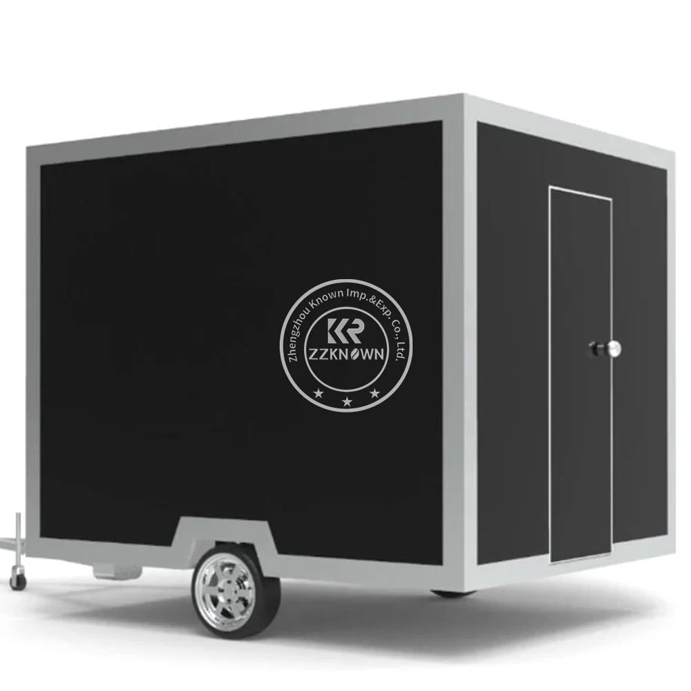 2024 DOT Valid Factory Wholesale 600*210*210cm Food Trailer Food Truck With Full Kitchen Food Cart