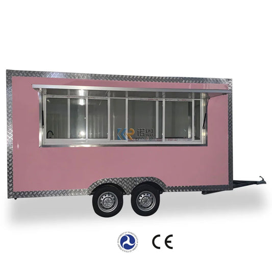 2023 Retail Food Cart  Retro Carts Trailer Australian Standard Uk Food Trailer with Full Kitchen Equipments