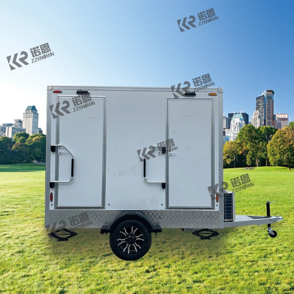 Port a Potty Outdoor Toilets Luxury Mobile Portable Toilet Trailer Portable Restroom Trailer for Sale