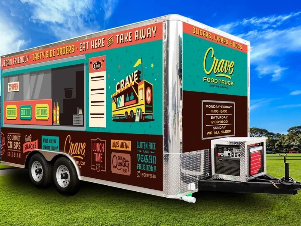 Street Concession Food Trailer Mobile Restaurant Food Truck With Full Kitchen Snack Foodtruck Coffee Kiosk Ice Cream Cart Pizza