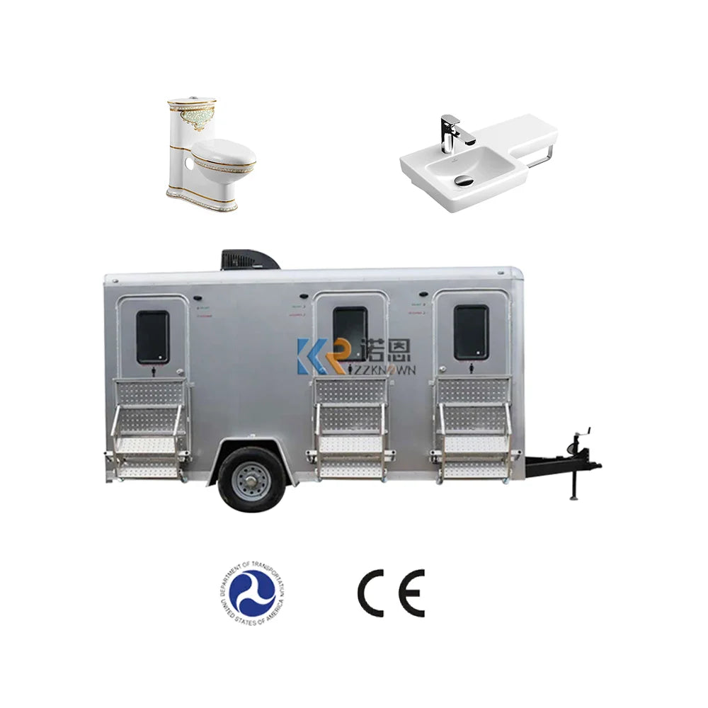 2023 New Arrival Caravan Shower Toilet Restroom Trailer Trailer With Portable  Outdoor Bathroom Toilet Trailer