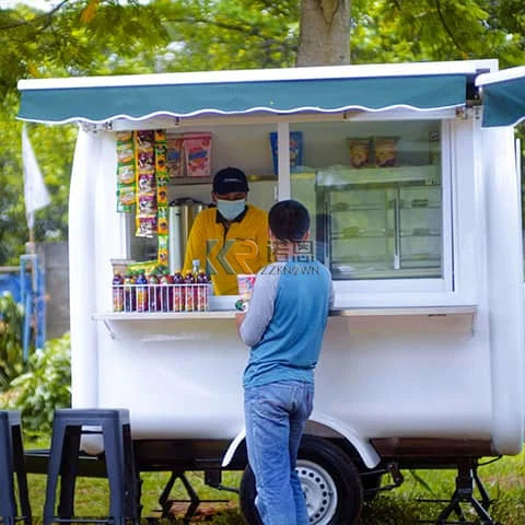 Remolques de comida para catering Camión de tacos totalmente equipado Cocina móvil Carrito de pizza y café Remolques para barbacoa Furgoneta móvil económica