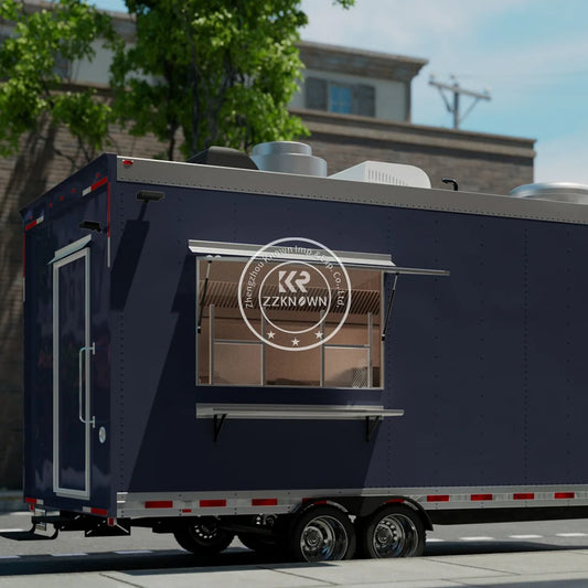 2024 Mobile Kitchen Concession Food Trailer Food Cart Mobile Food Truck