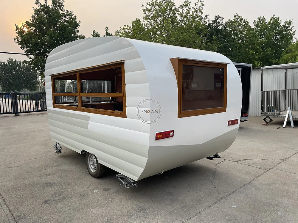 DOT Approved Customized Fast Food Van Trailer for Sale Snack Hot Hog Mobile Street Ice Cream Food Truck Cart