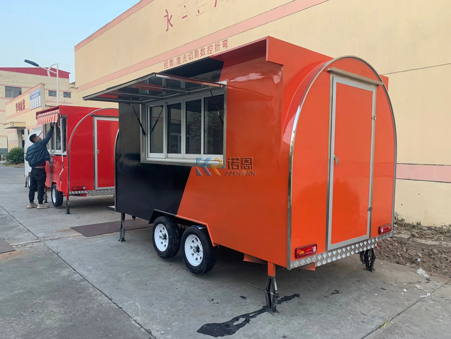 Widely Used Ice China Food Truck With Full Kitchen Fully Loaded Food Trailer Street Food Cart Mobile Restaurant