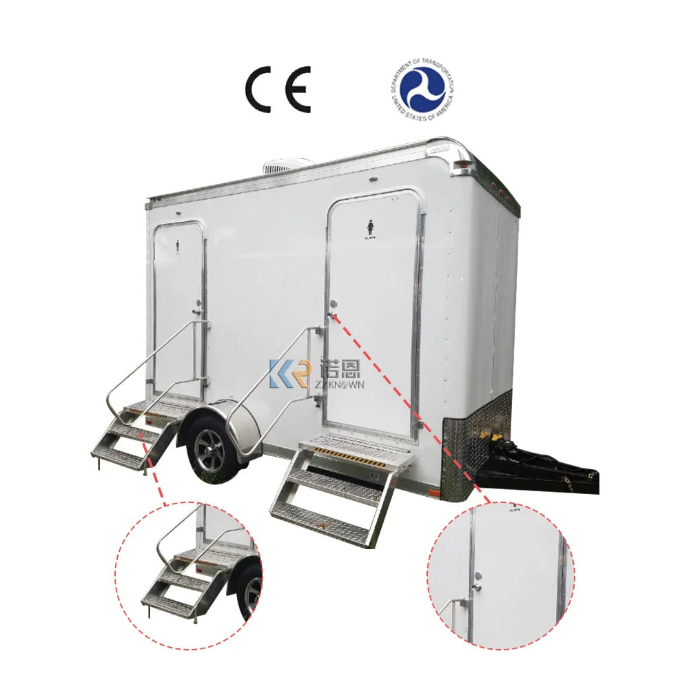 2023 Saint Lucia Rental Portable Toilet Handicap Toilet Restroom Trailers Public Movable Toilet Trailer