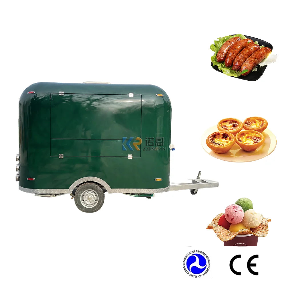 Fast Snack Food Cart Trailer For Sale Mobile Bbq Food Trucks Mobile Food Trailer With Full Kitchen Equipment