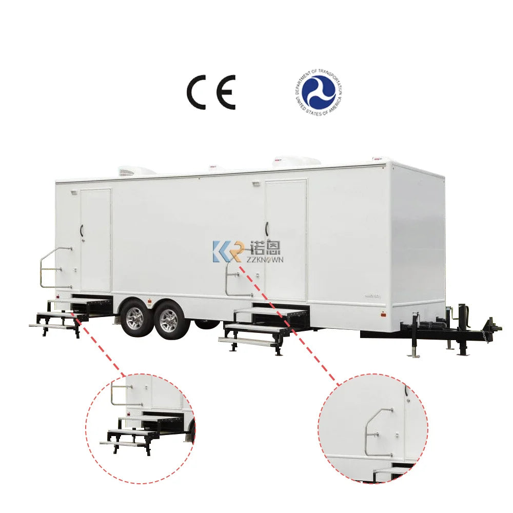 2023 Luxury Portable Toilet Mobile Restroom Mobile Trailer Mobile Public Toilets Trailer With Shower