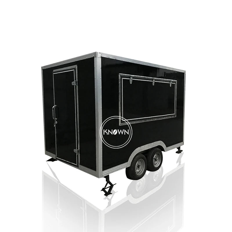 Outdoor Mobile Fast Snack Food Vending Kiosk Customized Mobile Food Trailer for Sale Ice Cream Vending Cart