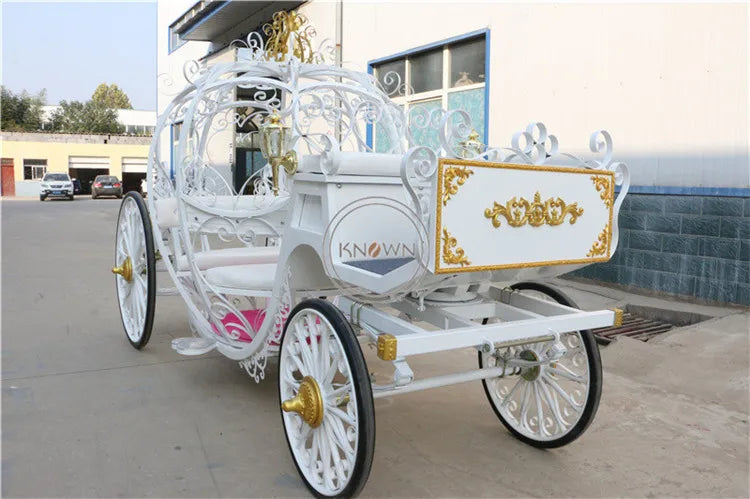 OEM Electric Cinderella Princess Wedding Horse Carriage Design Royal Classic Sightseeing Cart for Sale