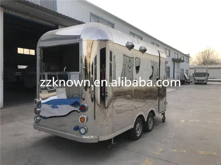 2023 Hotdog food cart truck 304 stainless steel  food truck ice cream cart food truck equipment