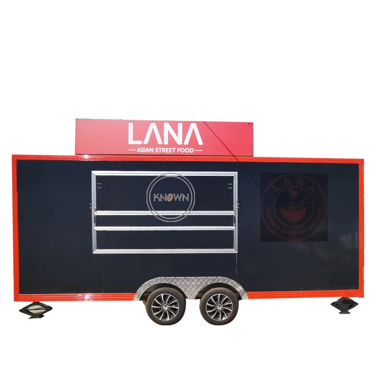 mobile food truck with full kitchen concession mini portable food trailer dessert cart coffee kiosk for sale