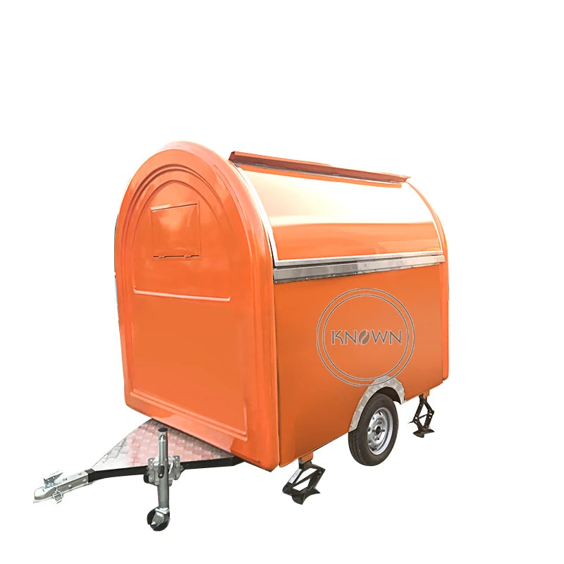 CE Recommend Stainless Steel Van Food Truck Cupcake Trailer Cart Equipments Egg