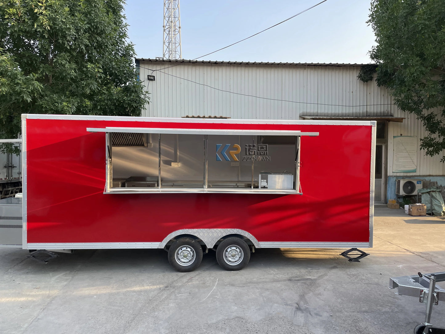 2023 OEM Mobile Food Trucks with DOT VIN Fully Equipped Food Trailer Hotdog Fried Chicken Fast Food Cart For Sale