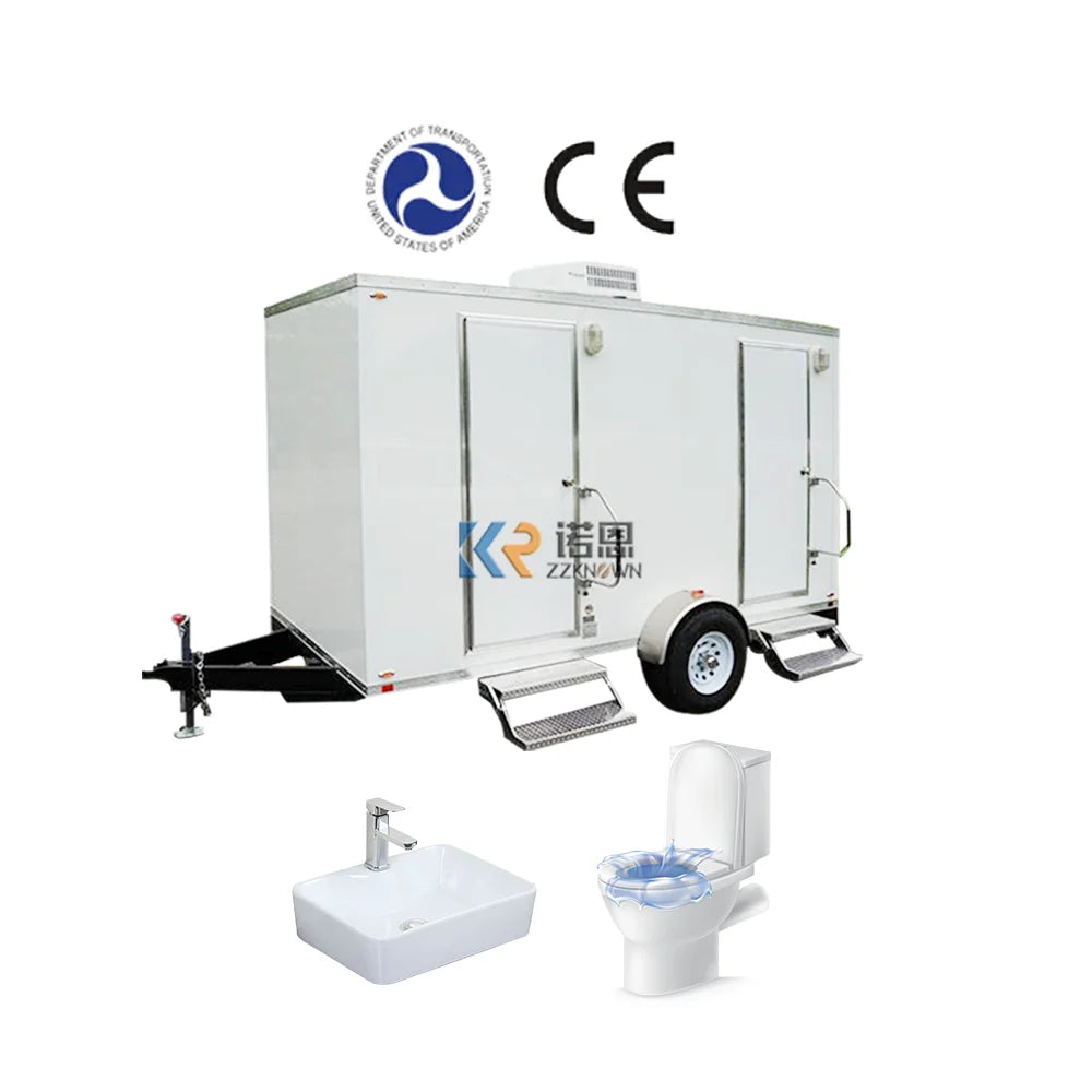 2023 China Outdoor Camp Restroom Shower Bathroom Washroom  Plastic Prefab Portable Mobile Toilets For Sale