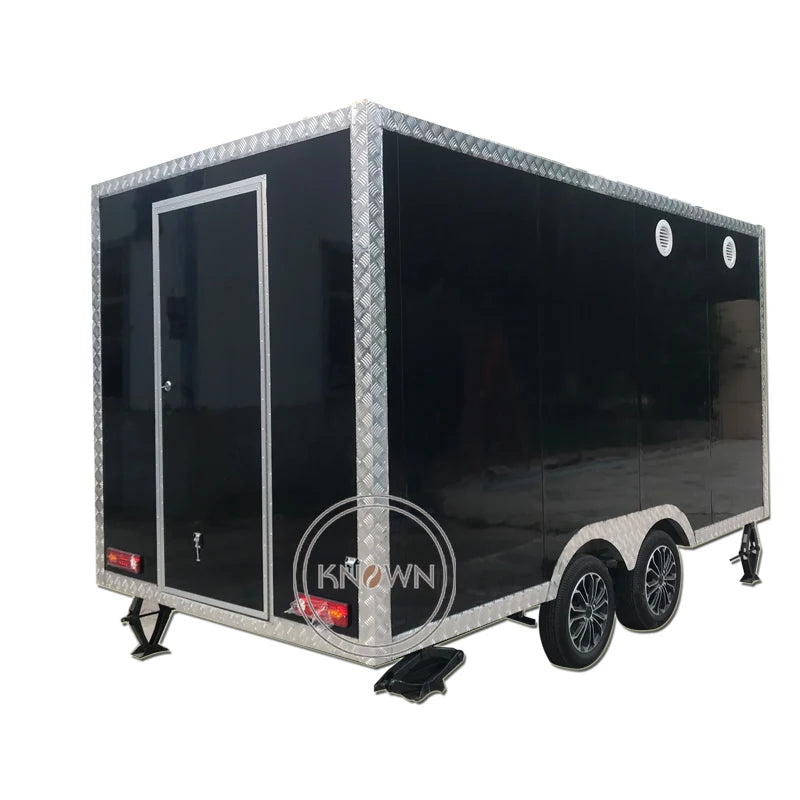 Outdoor Mobile Hot Dog Fast Food Truck United States Standards Food Trailers with DOT VIN Food Vending Cart Cooking Kiosk