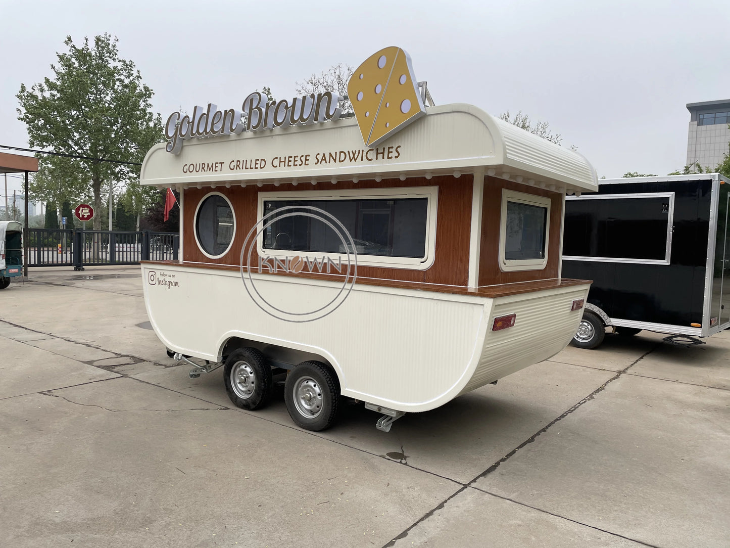 Remolque de comida Carro de comida móvil para exteriores Nuevo diseño Freidora Cocina Restaurante vintage Camión de comida Automóvil Australia