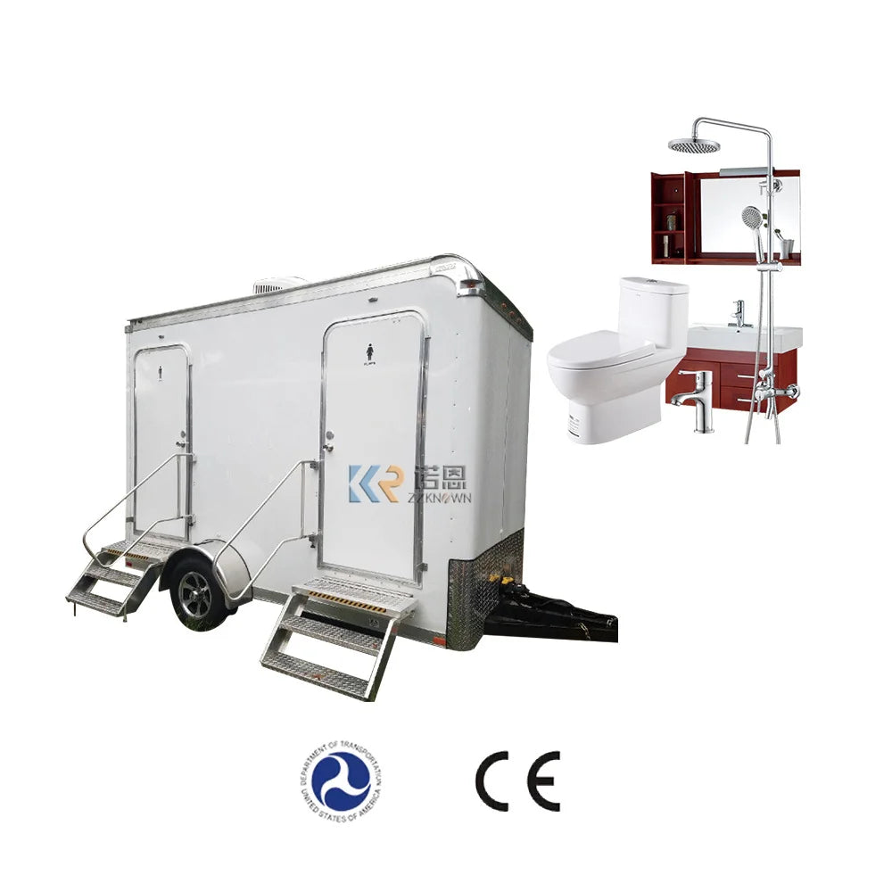 2023 Saint Lucia Rental Portable Toilet Handicap Toilet Restroom Trailers Public Movable Toilet Trailer