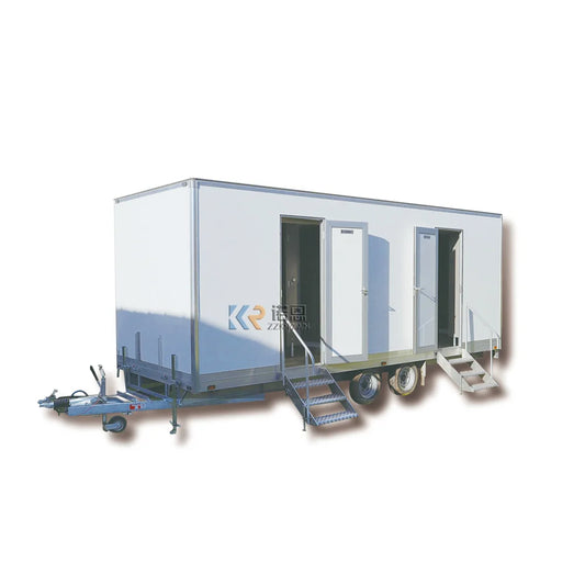 Prefab House Portable Bathroom Shower Rooms Outdoor Camping Mobile Toilet Trailer Luxury Restroom Trailer