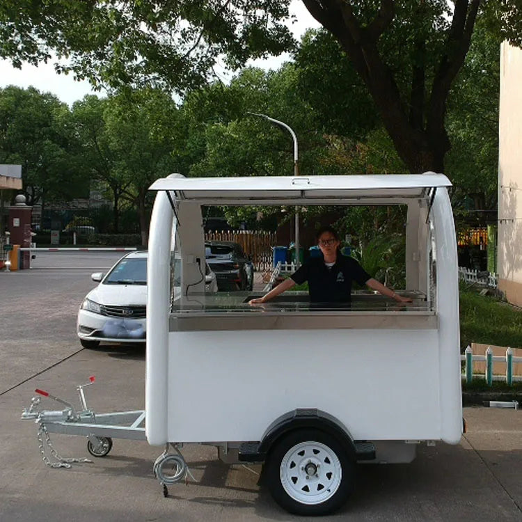 Customized Food Kiosk Mobile Catering Trailer Food Truck For Sale