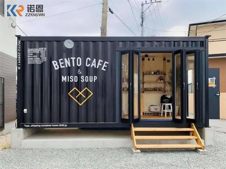 Flat Pack Container House Fast Food Kiosk Container Booth And Shop