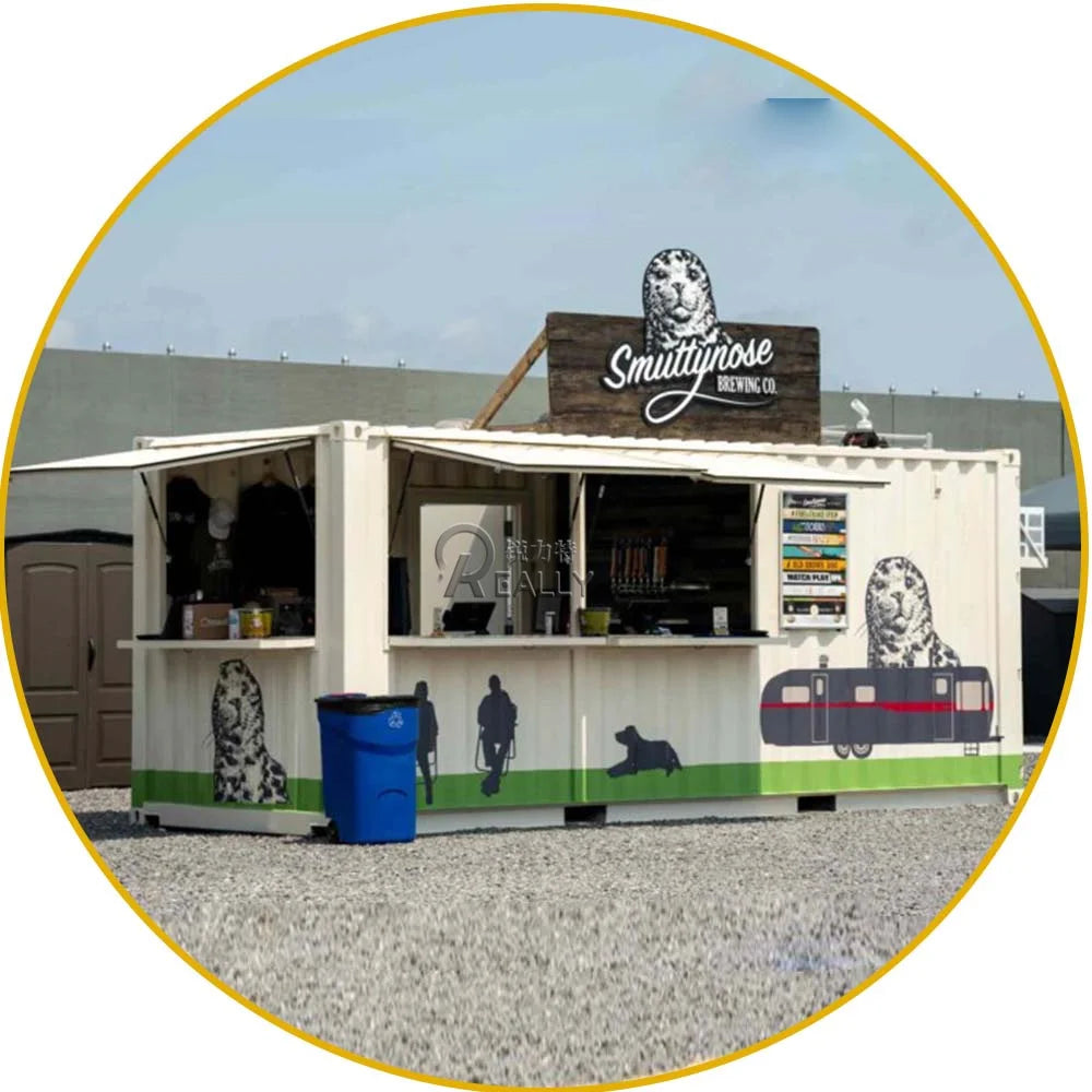 Prefabricated Fast Food Container Restaurant For Sale Shipping Container Bar Restaurant