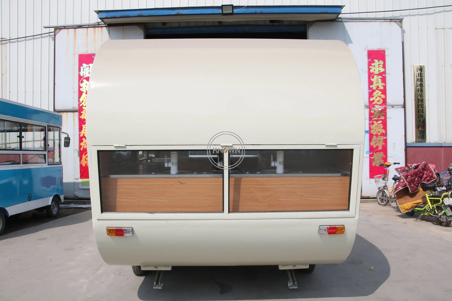 Customized Concession Food Cart Food Trailer Kitchen with Fully Equipment Restaurant Mobile Mini Street for Selling Fast Food