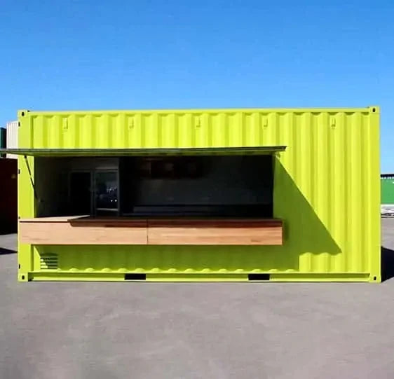 Light Frame Design Light Steel Structure Prefab House Container Fast Food Kiosk