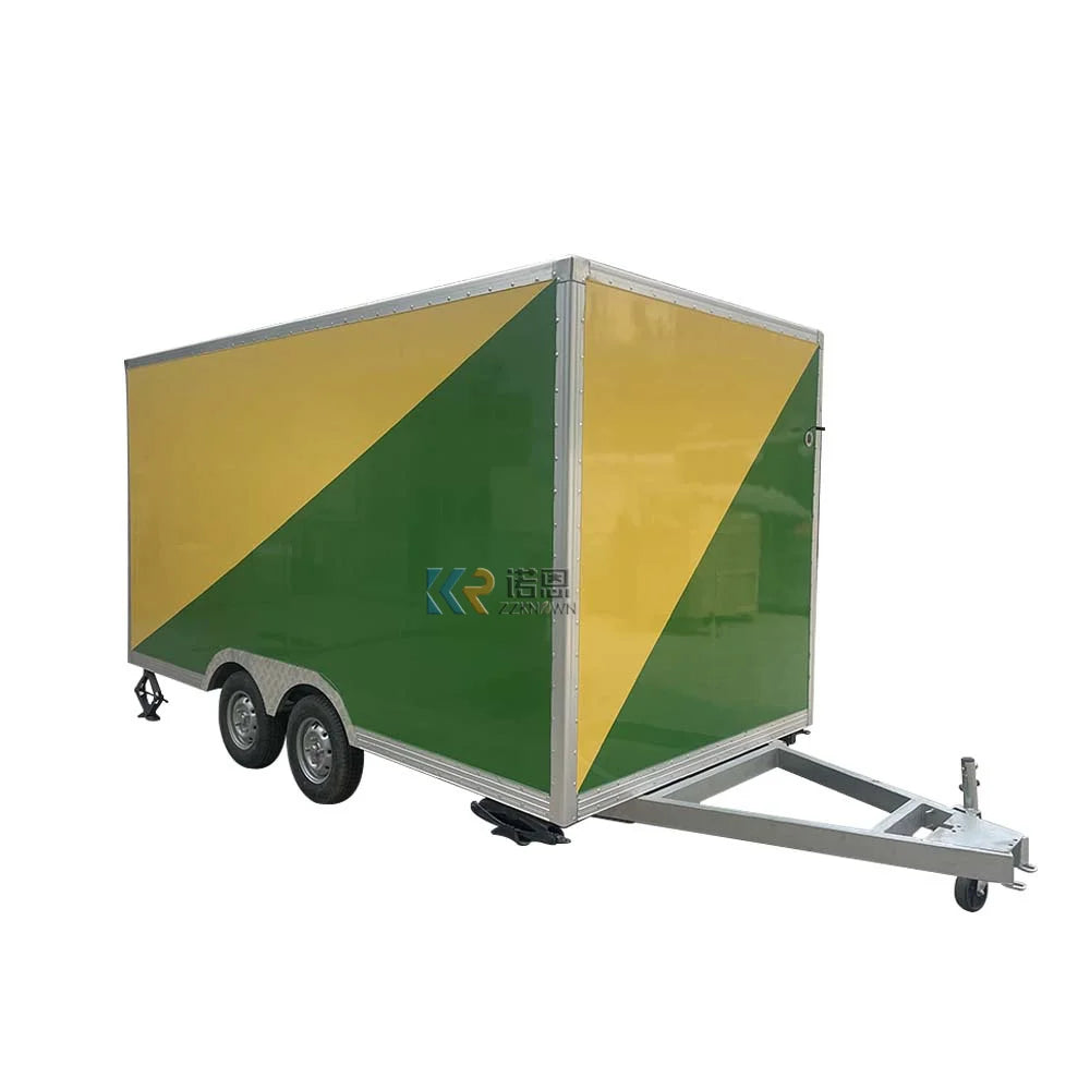 Mobile Ice Food Truck Mobile Food Vending Truck Hot Dog Cart Concession Food Trailer With Baking Equipment Dining Car