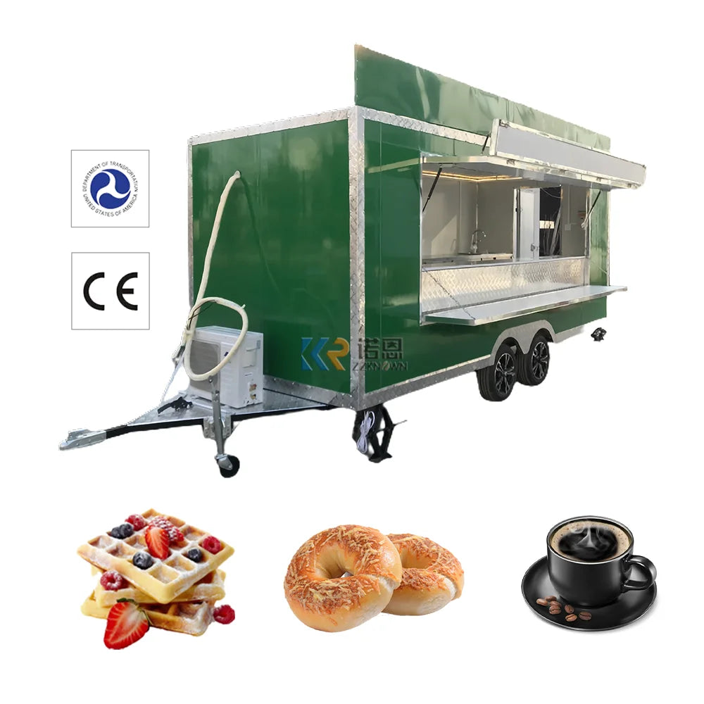 Customized Stage Trailer Coffee Carts Mobile Marketing Stage Truck Mobile Bar Trailer Food Truck