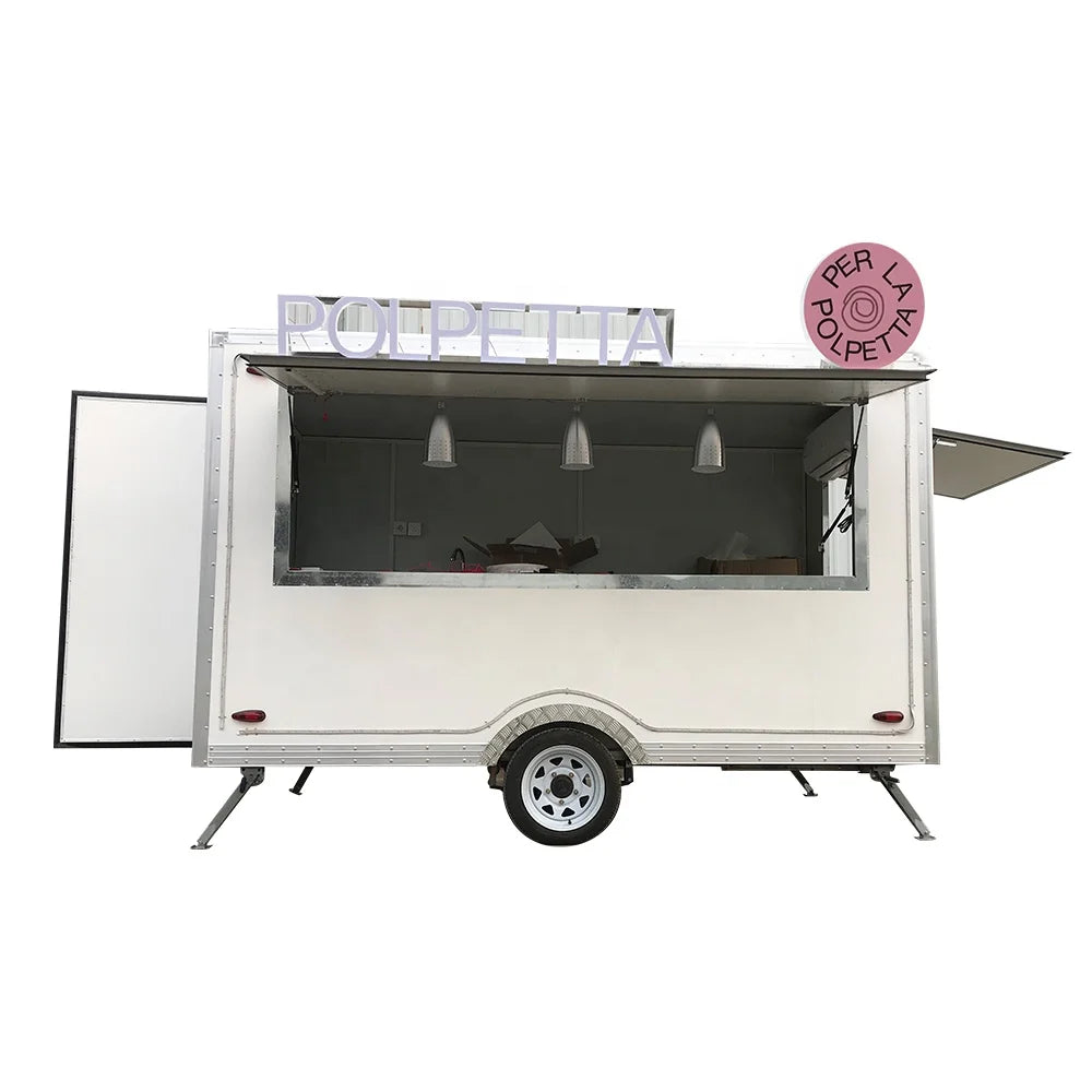 China Made Mobile Fast Food Caravan Food Concession Trailer Design