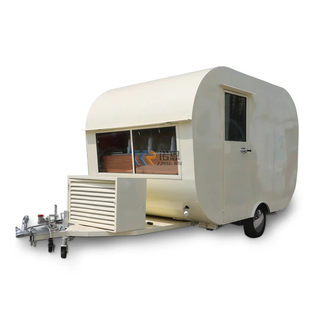 Italian Quality Gas Food Truck Food Trailer Mobile For Pizza Street Food CE DOT Approved Fast Coffee Catering Cart